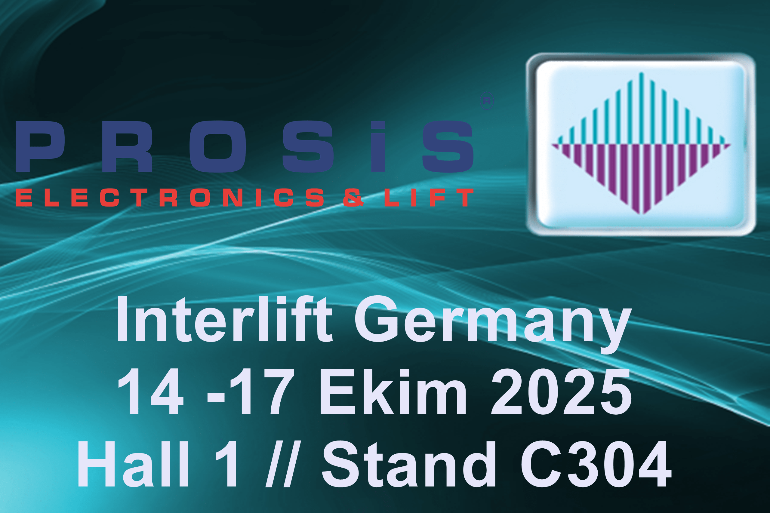 Interlift 14 -17 Ekim 2025 Hall 1 // Stand No: C304 Standımıza Bekleriz.