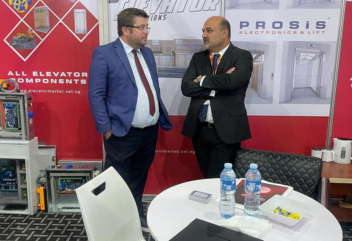 Nijerya asansör fuarından kareler